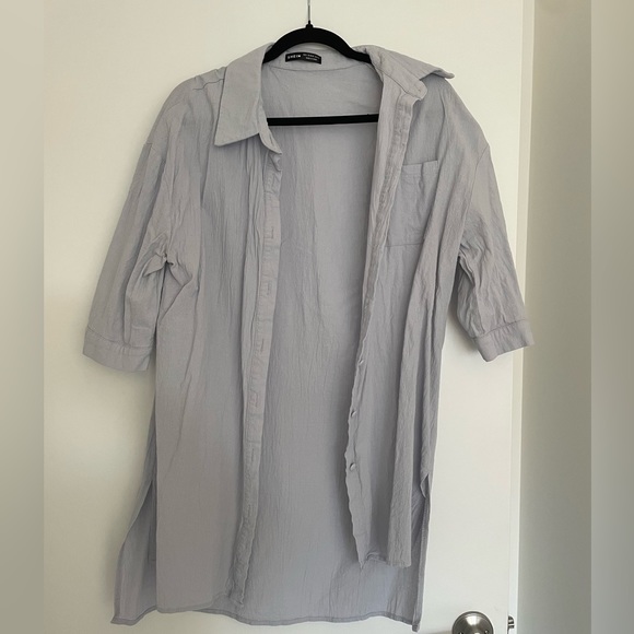 Linen Style Blouse - Picture 3 of 4